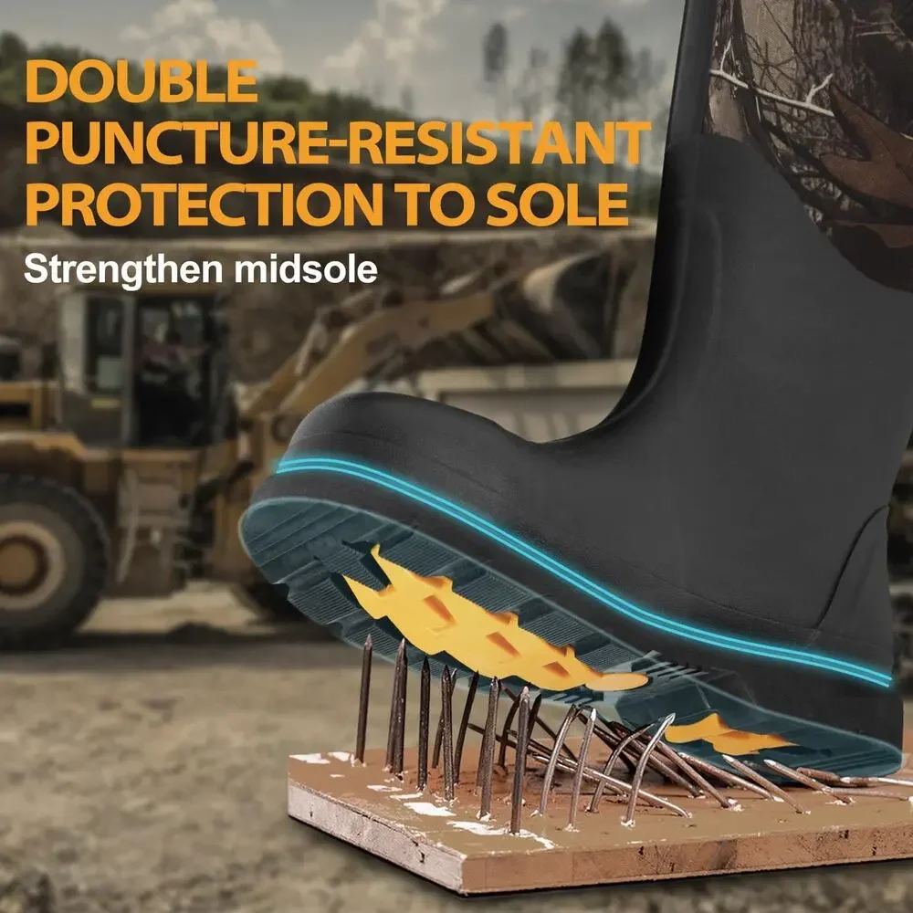 HUNTHOR RUBBER WORK BOOTS,